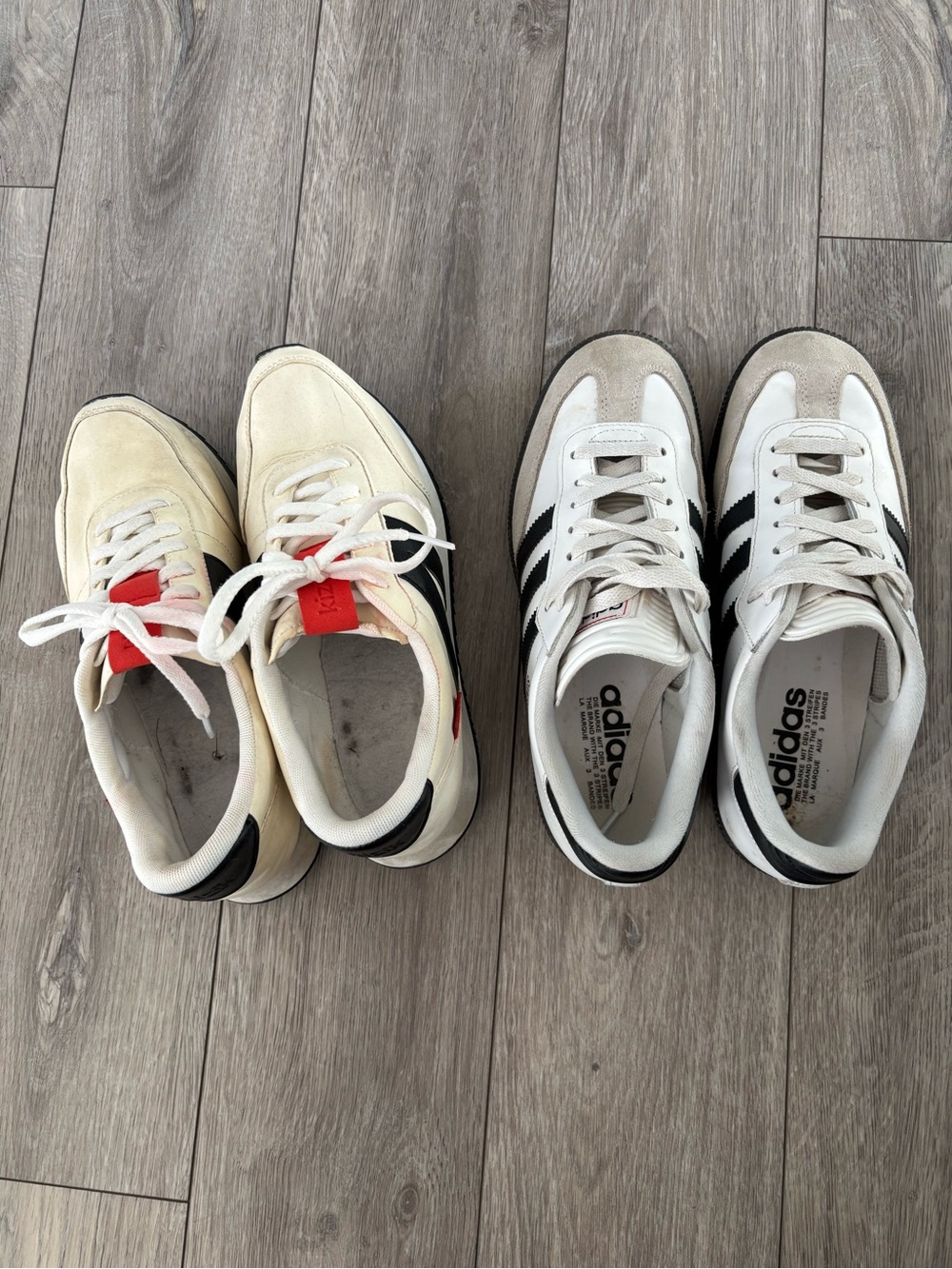 Adidas Women’s White and Black Athletic Sneakers - Classic Style
